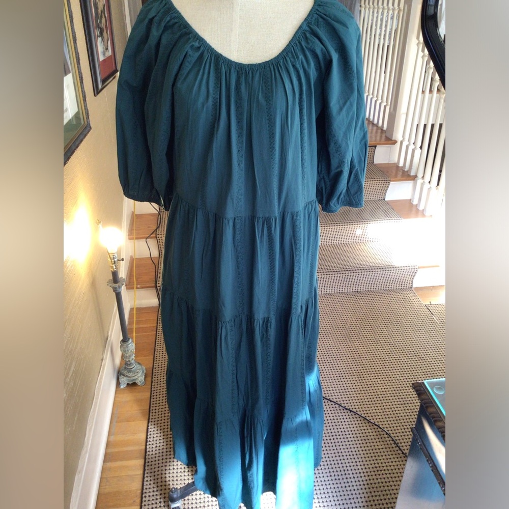 Boho tiered skirt maxi dress